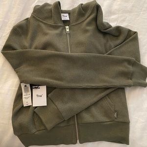 Aritzia TNA Zip Thermal Hoodie NWT